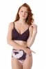 Julimex Biustonosz T-shirt Bra dark plum